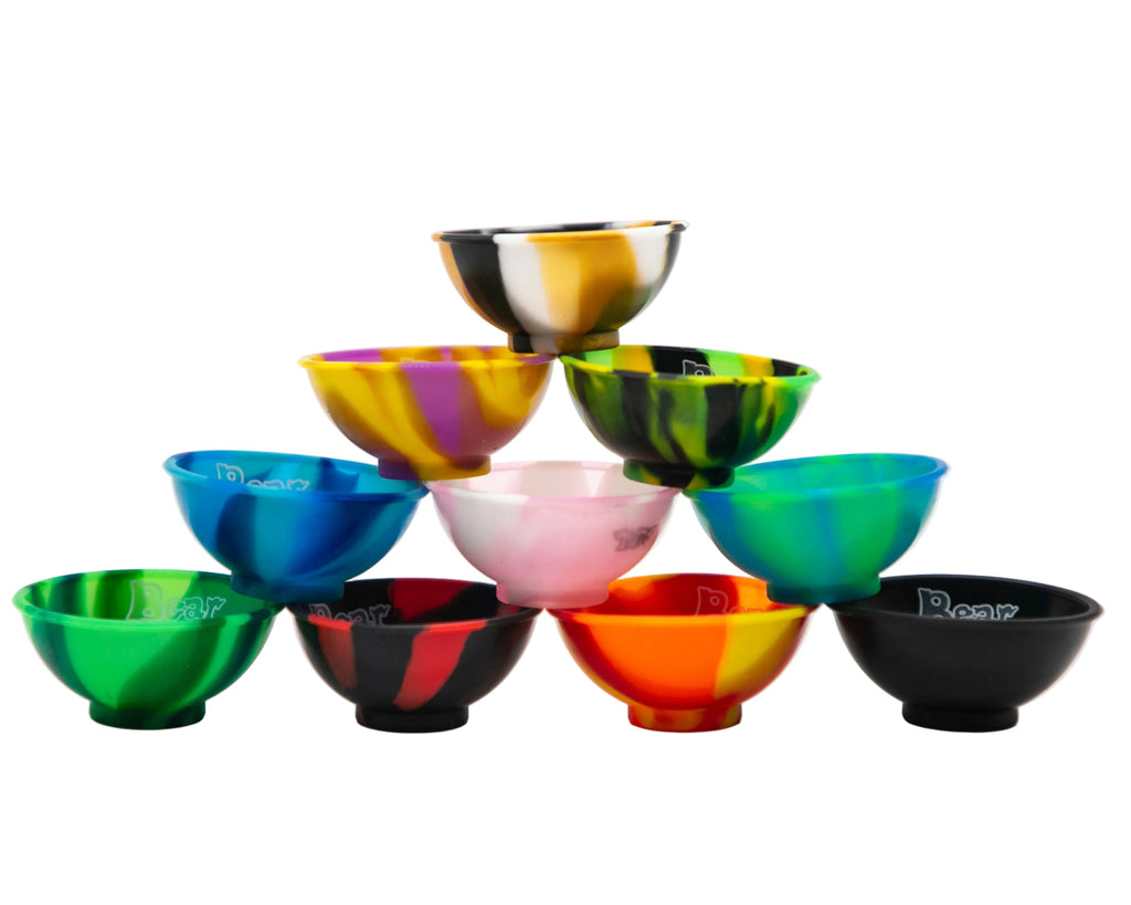 CUIA DE SILICONE MESCLADA BEAR - PEQUENA - DISPLAY C/10 UND