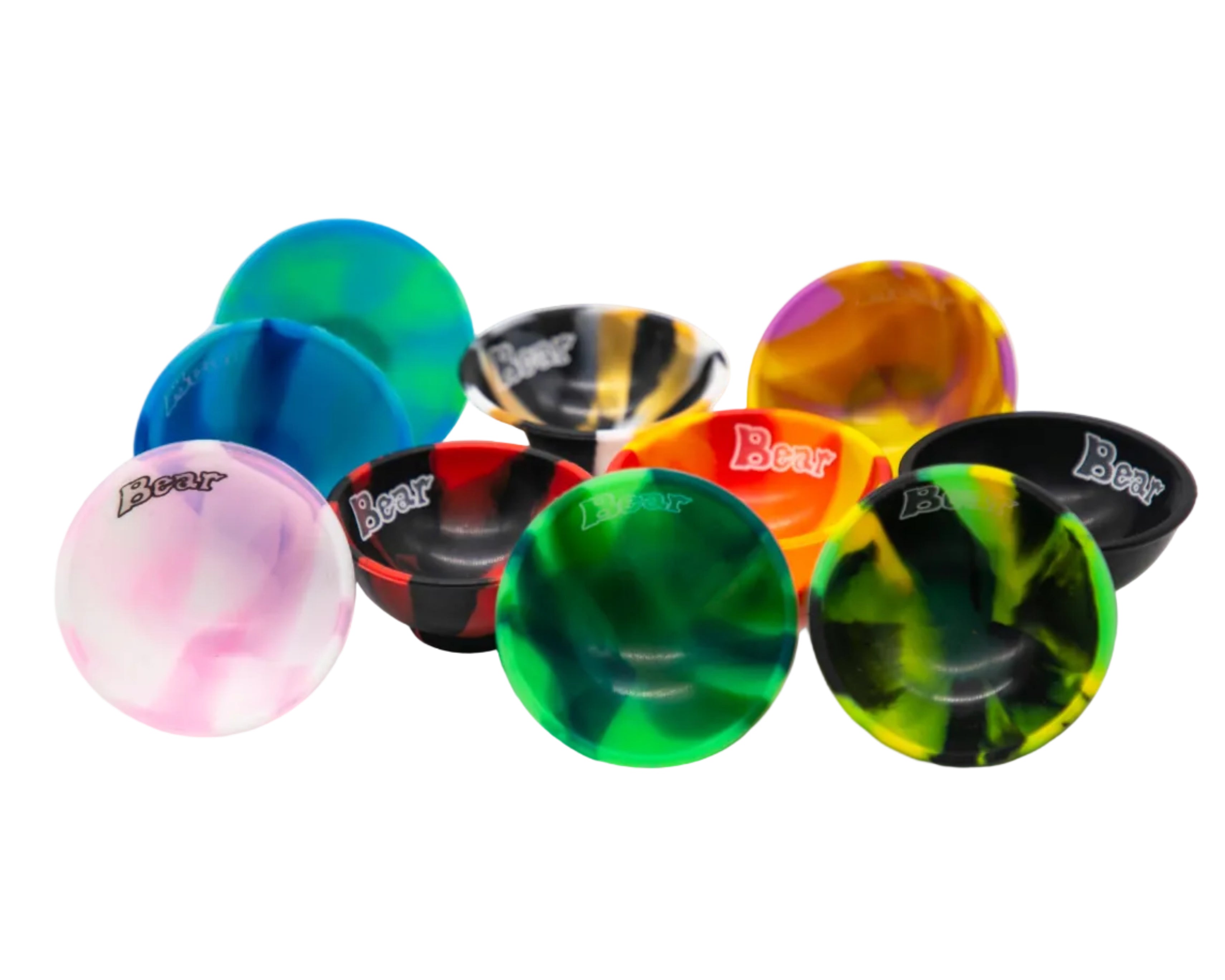 CUIA DE SILICONE MESCLADA BEAR - PEQUENA - DISPLAY C/10 UND