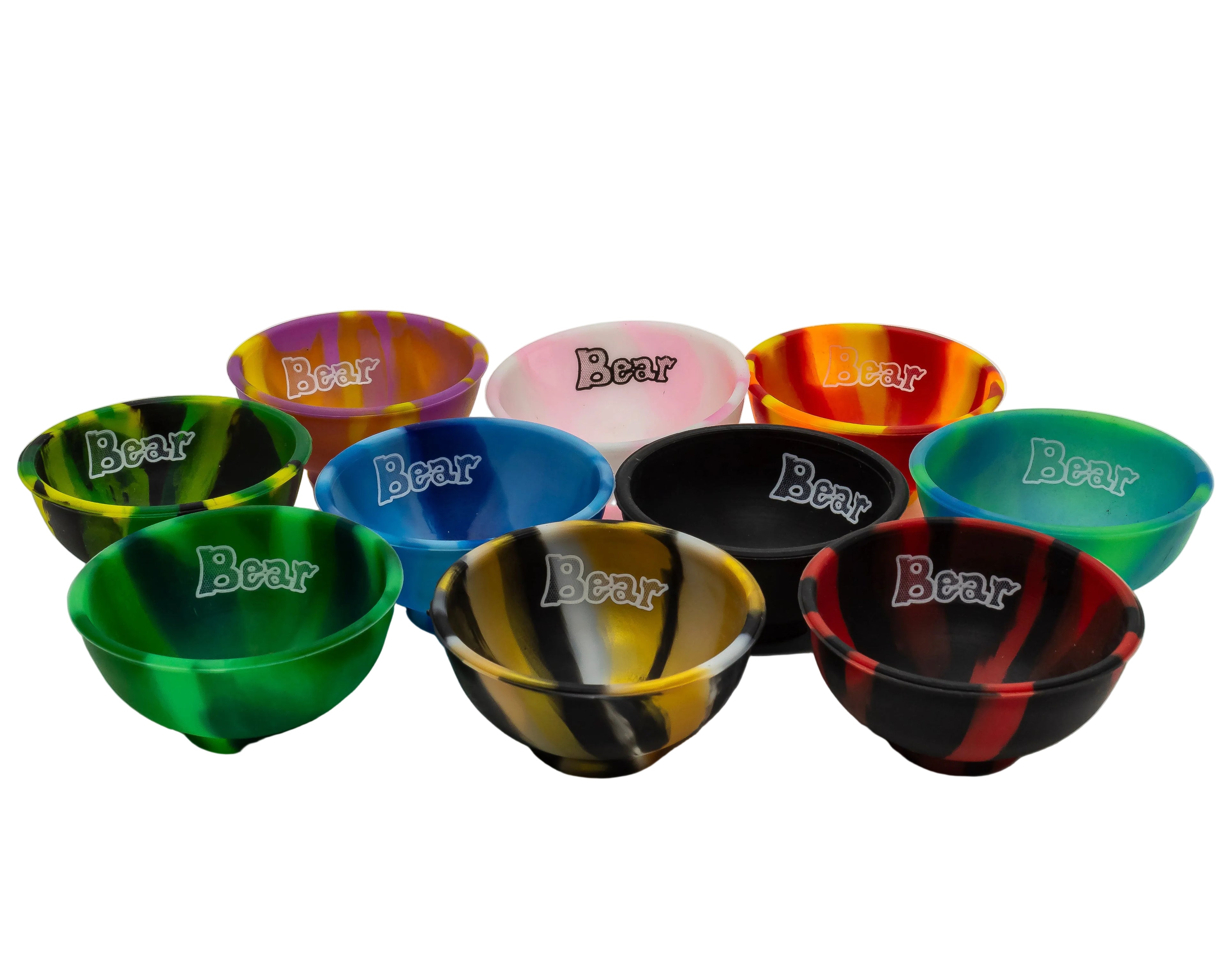 CUIA DE SILICONE MESCLADA BEAR - GRANDE - DISPLAY C/10 UND