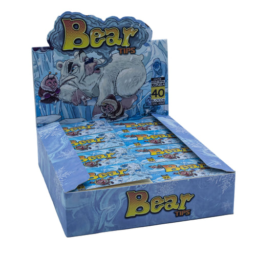 BEAR TIPS - LONGA C/40 BLOCOS DE PITEIRA - PAPEL VERGE C/ DIVISORIA - 32 FOLHETOS P/ BLOCO