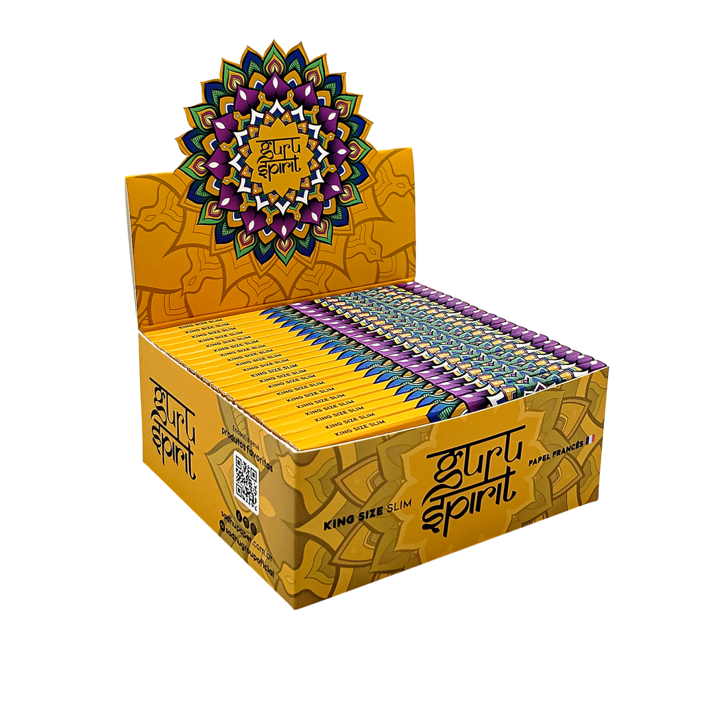 SEDA GURU SPIRIT KING SIZE SLIM C/40 - 110MM X 36MM - BRANCA