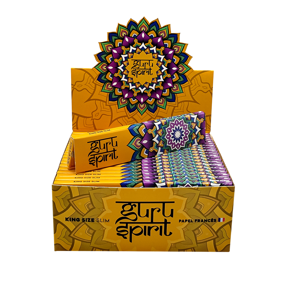 SEDA GURU SPIRIT KING SIZE SLIM C/40 - 110MM X 36MM - BRANCA