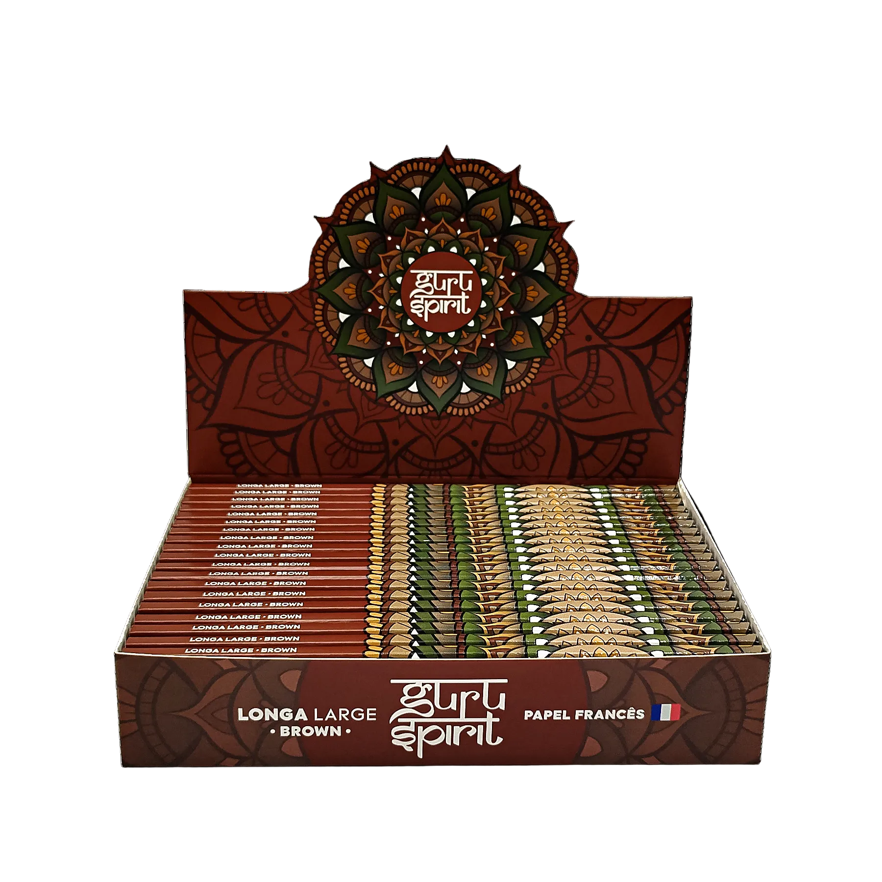 SEDA GURU SPIRIT LONGA BROWN LARGE C/20 - 140MM X 44MM
