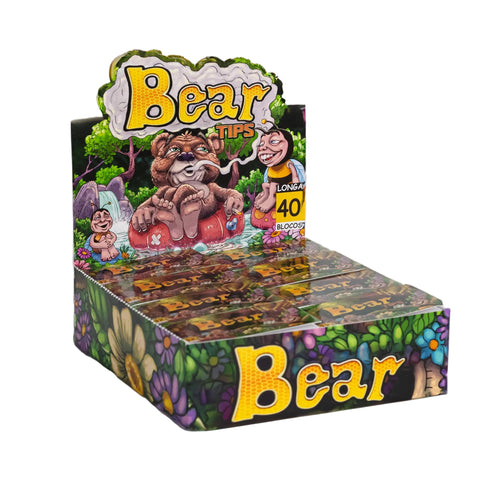 BEAR TIPS - LONGA C/40 BLOCOS DE PITEIRA - PAPEL OFFSET - 32 FOLHETOS P/ BLOCO