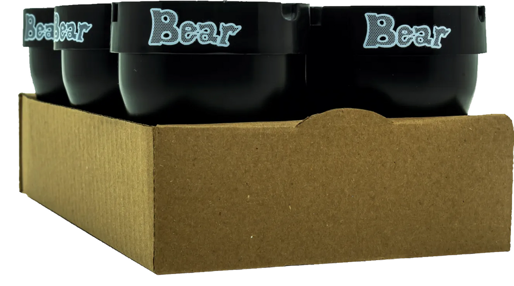 CINZEIRO AUTOMOTIVO BEAR - DISPLAY C/6 UND - COR: PRETA