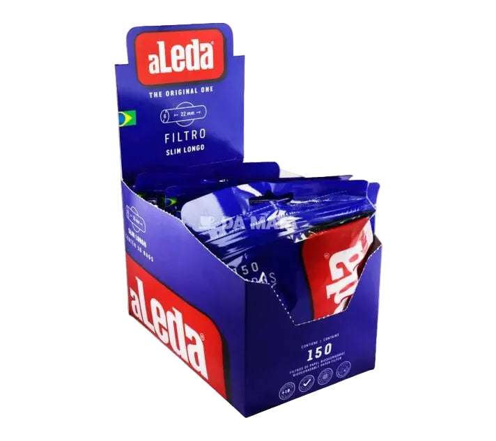 DISPLAY ALEDA - FILTRO - SLIM LONGO - 6X22MM - C/ 10 BAGS