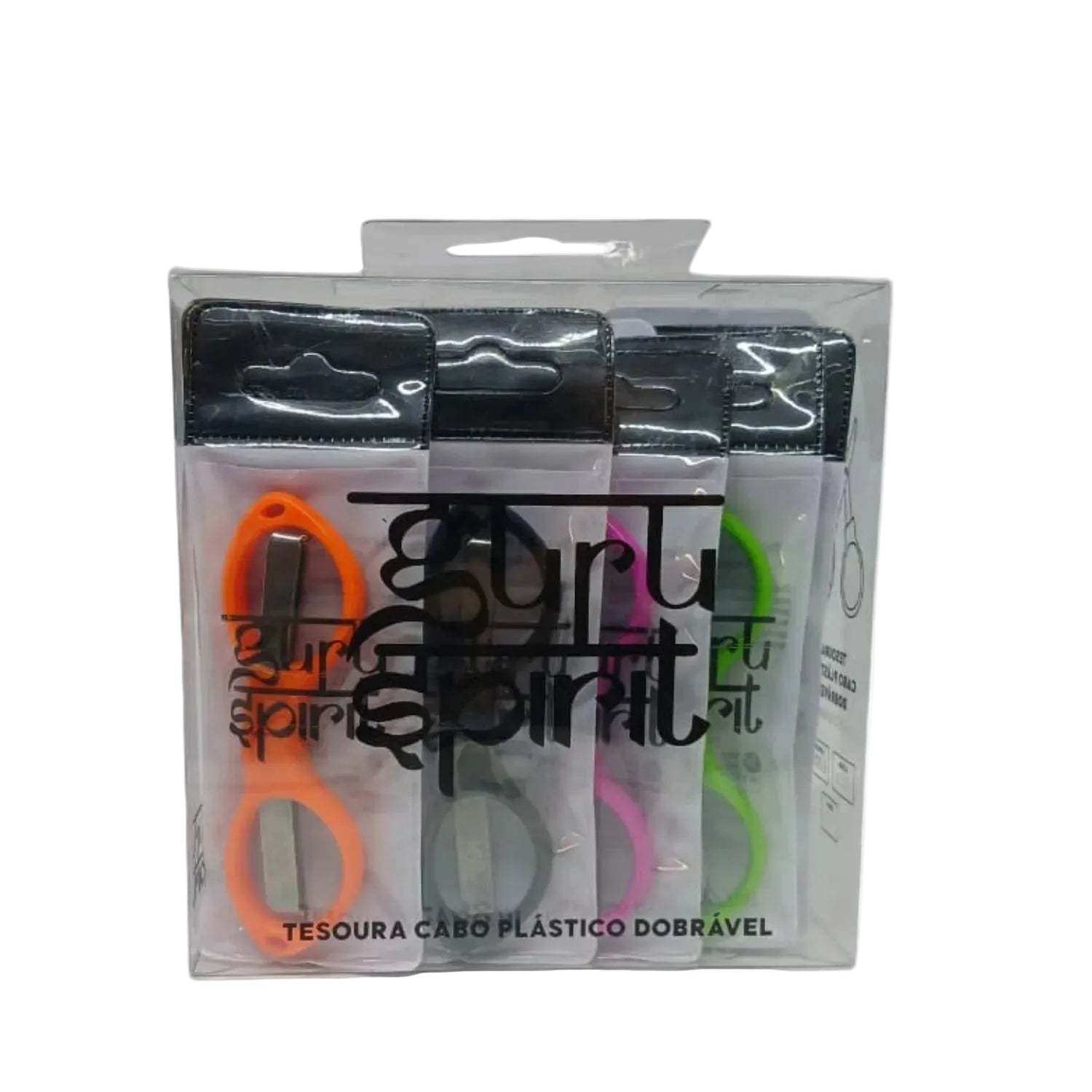 TESOURA DOBRÁVEL PLÁSTICO GURU C/12 UNID